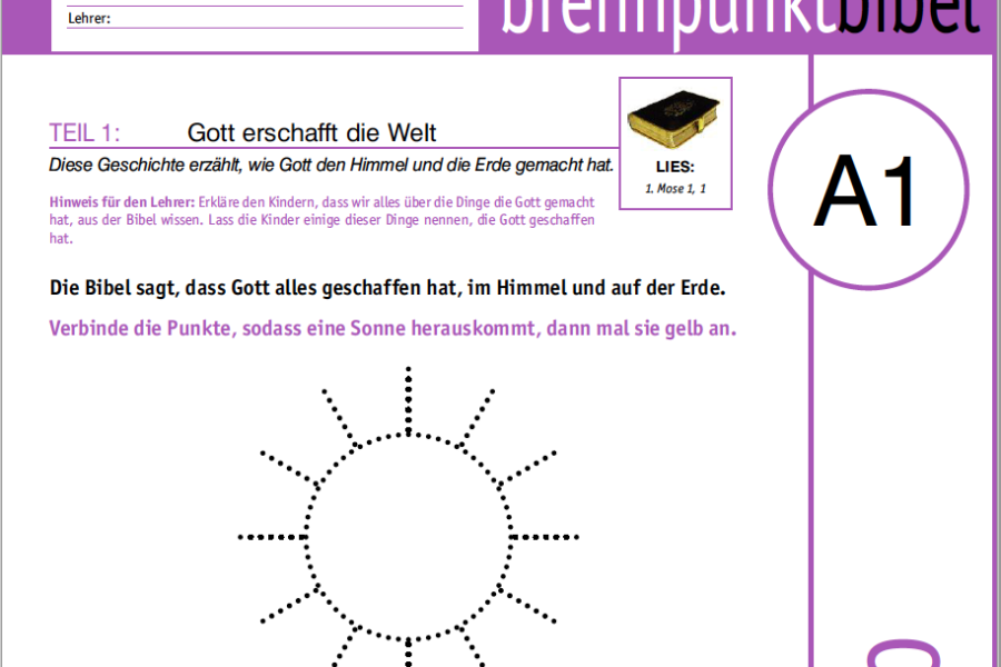 Brennpunkt Bibel – Musterlektion Stufe 0